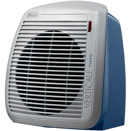 DeLonghi HVY1030BL Upright Personal Fan Heater in Blue with Gray Faceplate