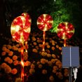 thumbnail image 1 of Solar Big Plate Lollipop Light Outdoor Waterproof LED Christmas Candy Light Holiday Decoration Lawn Light Atmosphere Light, 1 of 6