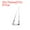 Clear, variant on Uxcell 6Pack Cone Shape Acrylic Ring Display Holder Jewelry Showcase Stand (Clear)