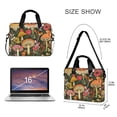 thumbnail image 3 of FORMRS 16" Laptop Bag Carrying Sleeve Case with Handle Travel Shoulder Briefcase, Colorful Mushroom, 3 of 8