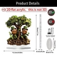 thumbnail image 2 of QuanTara St. Patrick's Day Decor, Green Four Leaf Clover Acrylic Flatware Ornament, Holiday Table Centerpiece, Shelf Decor, Lucky Party Decoration, 2 of 9