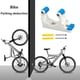 thumbnail image 3 of Eigraketly Gancho de montaje en pared para bicicleta, soporte de almacenamiento, perchas portátiles para bicicleta de montaña, ciclismo, hebilla de Type3 NO3 Eigraketly OD021874-05, 3 of 6