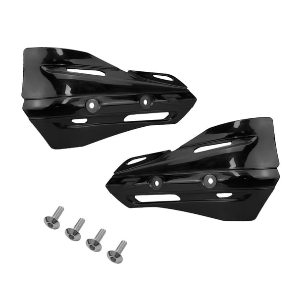 Afitamientos de protectores de manejo de motocicletas genéricos decoración fácil de instalación de los deflectores de parabrisas a prueba de lluvia de Negro