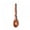 A3, variant on Cottage Wooden Handle Wavy Solid Wood Fork Dessert Restaurant Small Wooden Spoon Home Tableware Old Oil Paint Fork