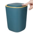 thumbnail image 5 of ULTNICE Blue PP Material Mini Trash Can for Storage Use Fashionable and Versatile 7.5 x 10.2 inches, 5 of 8