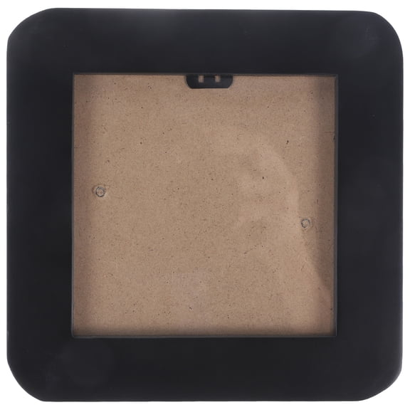 Black Wooden Picture Frame for Decoration Set of 4 Small Desk Ornaments with Rounded Corners 3.5 x