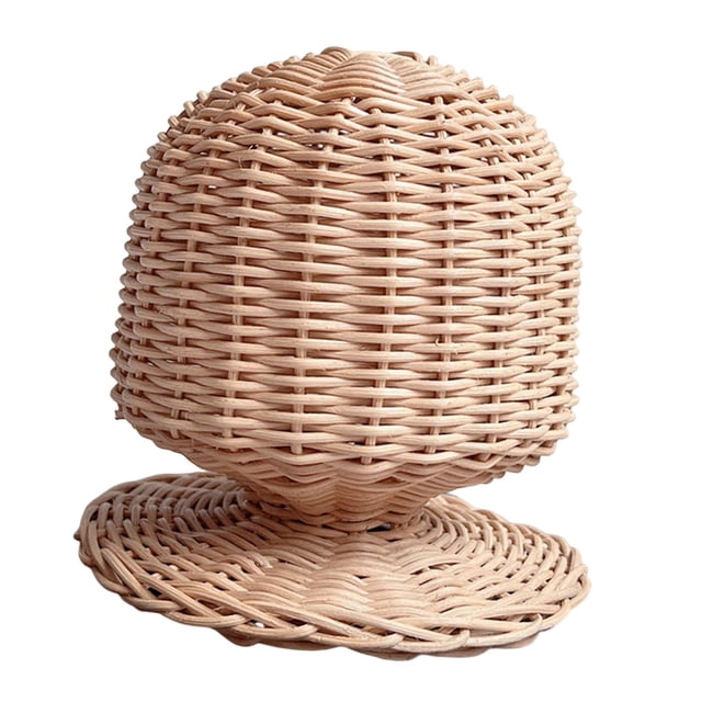 veasfak Pastoral Hat Rack Table Storage Display Stand for Office Hotel Cloakroom 50.5cmx18cmx18cm