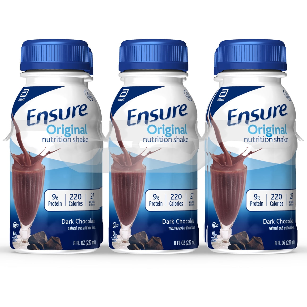 Ensure Original Nutritional Drink Dark Chocolate 8 Fl Oz 24 Count 