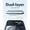 thumbnail image 4 of Funda Magnética Negra Transparente con Soporte y Control de Cámara para iPhone 17 Pro Max, 4 of 9