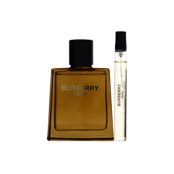 Burberry Hero Eau De Parfum 2pcs Gift Set For Men 100ml Eau De Parfum Spray 10ml Travel Spray
