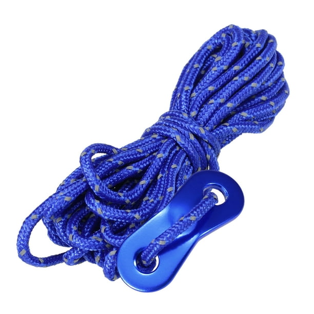 3mm 13ft Tent Cord Tensioner Set Reflective Rope with Adjuster