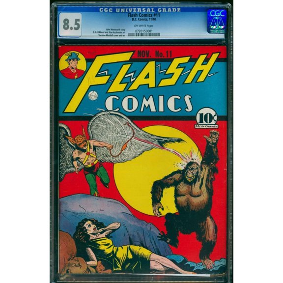 Flash Comics #11 - CGC 8.5 Comic Book