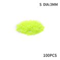thumbnail image 1 of 100pcs/lot Luminous Half Round Stopper Beads Fishing for Sea Fishing Floating Tackle Accessories Tools He Qiyong unisex, 1 of 2