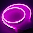 thumbnail image 3 of Novelty Lights LED Neon Flex Rope Light Spool, Pink, 150', Custom Cuttable, 5/8" Diameter,  120 Volt, 3 of 4