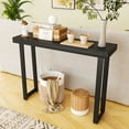 thumbnail image 6 of Zimtown Black Console Table, 43" Wood Sofa Table Entryway TV Table, Multifunctional Use for Living Room, Hallway, Bedroom, Home, Office, 6 of 7