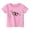 Pink, variant on Rggeeun Toddler Girls Blouse Cute Heart & Floral Pattern Loose Large Breathable Crew Neck Short Sleeve for Summer Outdoor Activities Leisure Tops,Pink,1-2 Years