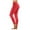 Red, variant on High Waisted Leggings for Women Soft Opaque Slim Tummy Control Printed Pants Running Cycling Yoga