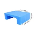 thumbnail image 2 of unbranded Base Plástica Azul Estable Y Ventilada Para Almacenamiento En Almacenes Y Cocinas, 2 of 8
