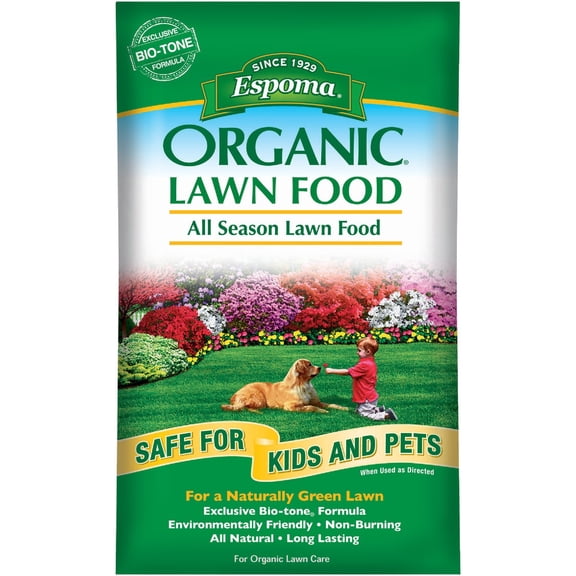 Espoma EOLF28 Organic All Season Lawn Food, 28-Pound w k