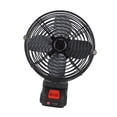 thumbnail image 4 of Ventilador con pilas, impermeable, recargable, para viajes al aire libre, coche, RV, escritorio de 8 pulgadas, 1500 MAh, 4 of 10