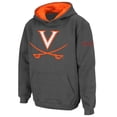 thumbnail image 2 of Youth Charcoal Virginia Cavaliers Big Logo Pullover Hoodie, 2 of 3