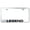 Chrome, variant on Acura Legend Laser Etched Logo Stainless Steel License Plate Frame (Chrome)