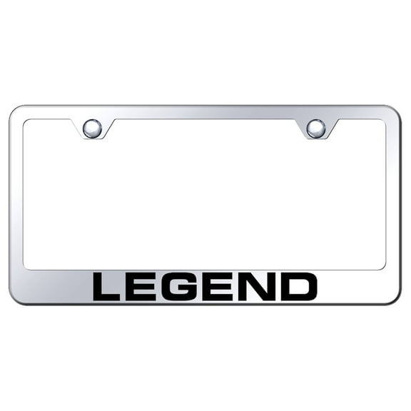 Acura Legend Laser Etched Logo Stainless Steel License Plate Frame (Chrome)