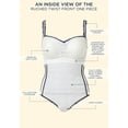 thumbnail image 3 of Swimsuits for All Women's Ruched Twist Front One Piece Swimsuit, 3 of 3