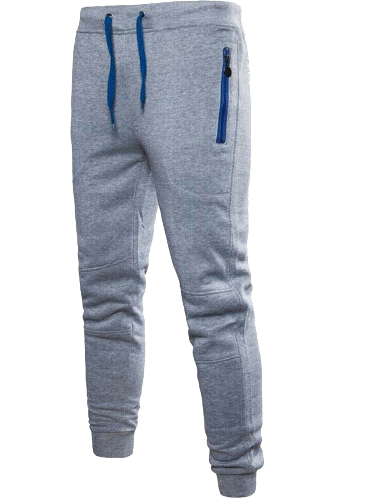 Mens Sport Pants Long Trousers Tracksuit Fitness Workout Joggers Gym ...