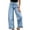 *1-Blue, variant on VBVC Women's Ruffle Hem Wide Leg Pants , Baggy Flared Palazzo Trousers For Women,Ladies' Comfy High Waist Pants with Pockets,Black,S-2XL