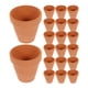 thumbnail image 1 of 20 mini macetas de terracota con orificios de drenaje para suculentas y cactus., 1 of 8