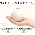 thumbnail image 2 of Dryer Balls -   Zealand , Reduces Drying Time, Softens Laundry&Removes Wrinkles, Alternative to Plastic Balls &  Fabric Softener,   Dryer Balls(Pack of 6 XL), 2 of 6
