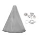 thumbnail image 2 of Hamaca Con Columpio Para Niños, Silla Con Columpio Antivuelco Para Balcón, Patio Interior Y Exterior, Color Plateado Plata, 2 of 8