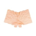 thumbnail image 1 of Elegant Lace Plus Size Panties For Women Comfortable Stretch Seamless Underwear With Open Design, 1 of 3
