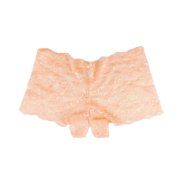 HCNTES Women's Sexy Underwear Sexy Lace Open Panties Multi Color Plus Size Underwear(5XL,Orange)