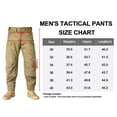 thumbnail image 7 of Men's Camo Cargo Pants, Water Resistant Hiking Work Pants with Multi-Pockets, Outdoor Ripstop Camouflage Trousers (No Knee Pads), 7 of 7