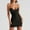 Black, variant on LOVZFMLL Dresses Women Summer New Women's European And Fashion Sequin Suspender Bead Hip Hugging Slim Dress Sleeveless One Shoulder Knee Length Dress