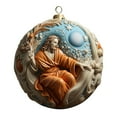 2 Pack by Malibure Hangs,Scene Decorative Pendant Exquisite Christmas