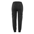 thumbnail image 6 of Gibobby Cargo Pants for Women High Waisted Casual Pants Baggy Stretchy Wide Leg Y2K Streetwear with Pockets(Black,L), 6 of 6