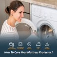 thumbnail image 4 of KEINXS Kosmiko Mattress Protector Twin Size  Bed Bug Proof Mattress Cover 100% Waterproof for Bed  Zippered Mattress Encasement Six-Sided 15 inches deep, 4 of 7