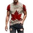 thumbnail image 2 of Nrmvnmi Canadian Flag Shirt Women Men Maple Leaf Canada Day T-Shirt Mothers Day Gifts, 2 of 5