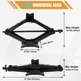 thumbnail image 2 of Kit de enchufe portátil para coche Beaiguna, 2 toneladas, 40 cm, elevador, 2 of 7