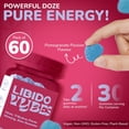 thumbnail image 2 of Vybes Libido Support Gummies, 60 Count – Maca, Tribulus, Panax Ginseng & Zinc – Energy, Vitality & Performance Support, Pomegranate Passion Flavor, 2 of 7