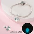 thumbnail image 2 of Abalorios de mariposa, alce, luciérnaga que brillan en la oscuridad, bañados en plata 925, compatibles con pulseras Pandora, regalos de joyería para Navidad y cumpleaños, 2 of 5