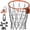 Black A, variant on Basketball Net Black B Heavy Duty Rustproof Steel 12-loop Replacement for Indoor Outdoor Hoops