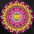 thumbnail image 3 of CafePress - Mandala Cats T Shirt - Women's V-Neck Dark T-Shirt, 3 of 4