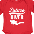 thumbnail image 4 of Inktastic Future Diver Scuba Diving Boys or Girls Long Sleeve Baby Bodysuit, 4 of 5