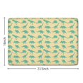 thumbnail image 5 of LightYellow Green Dinosaurs Silhouettes Flannel Non Slip Door Rugs,Washable Door Mats Indoor,Decorative Door Mats,Dirt-Resistant and Absorbent Doormat for Entrance,Bedroom,Kitchen,Bathroom,23.5"x16", 5 of 5