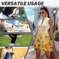 thumbnail image 6 of COEQINE Sunflower and Butterfly Print Women's Tennis Dress with Shorts 2 Pockets Sleeveless Quick Dry 2 Pieces Sports Dresses Lightweight Breathable Golf Outfits, XS, 6 of 7