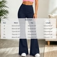 thumbnail image 3 of XRoczxe Women's High Waisted Flare Leggings, Soft Stretchy Yoga Pants with Wide Waistband, Casual Bootcut Workout Trousers for Gym Dance & Daily Wear, 3 of 9
